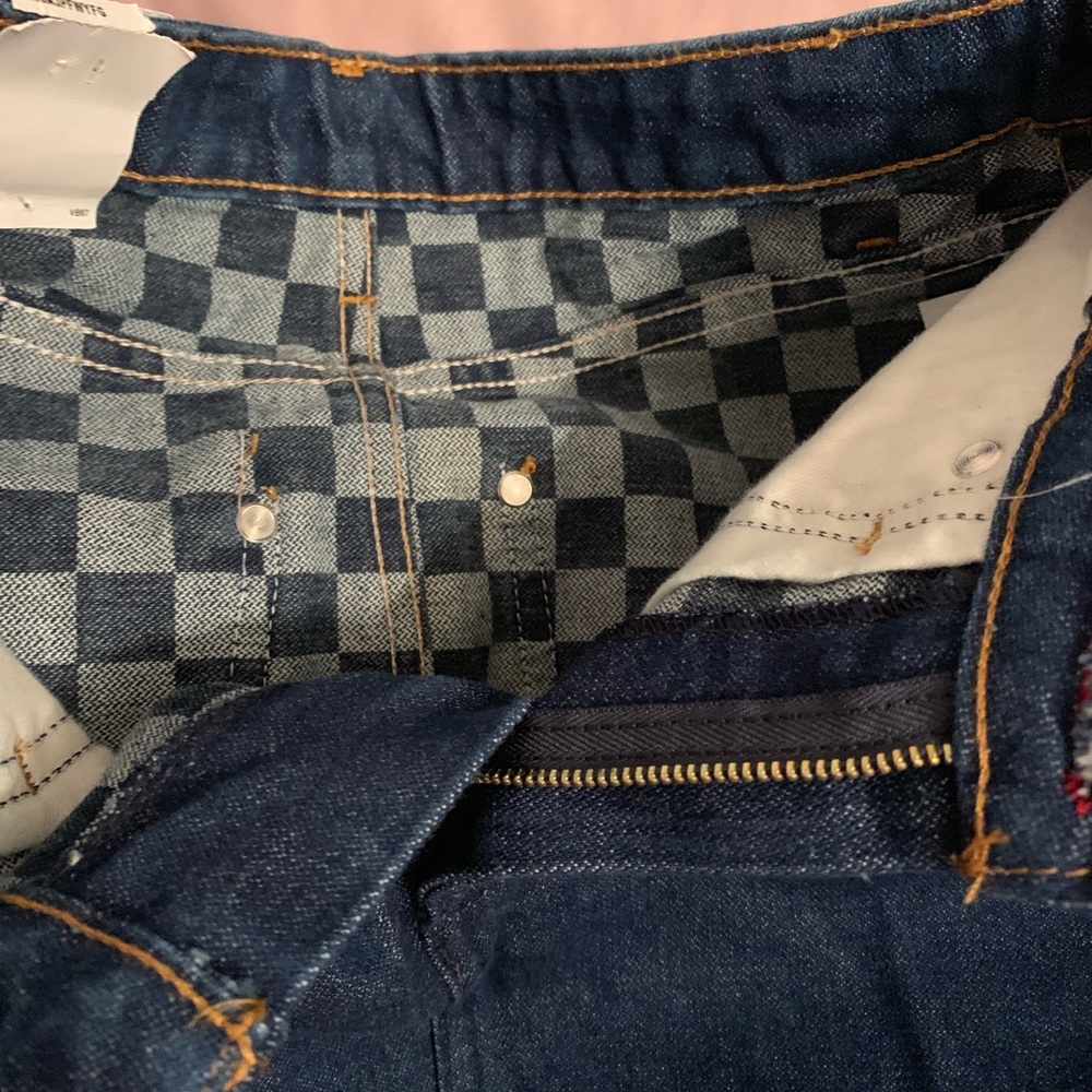 NWT Vans x Wrangler Denim A-Line Skirt in Indigo - Picture 5 of 8